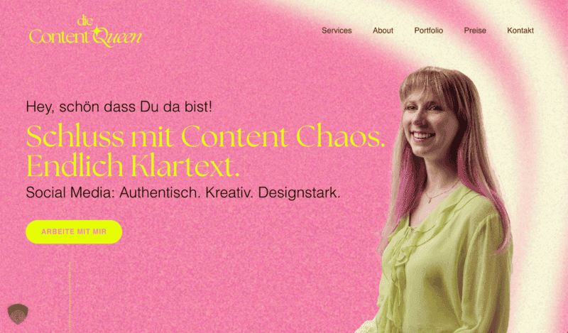 Screen-die-contentqueen Kim Werling, die Contentqueen
