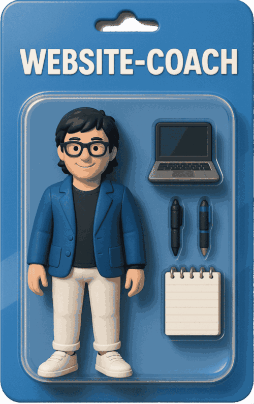 Website-Coach-action Website-Coach, Action Figur