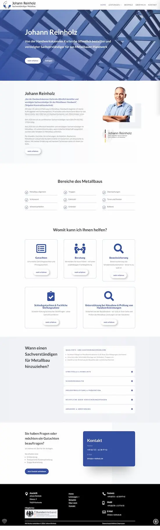 Scrollseite Johann Reinholz